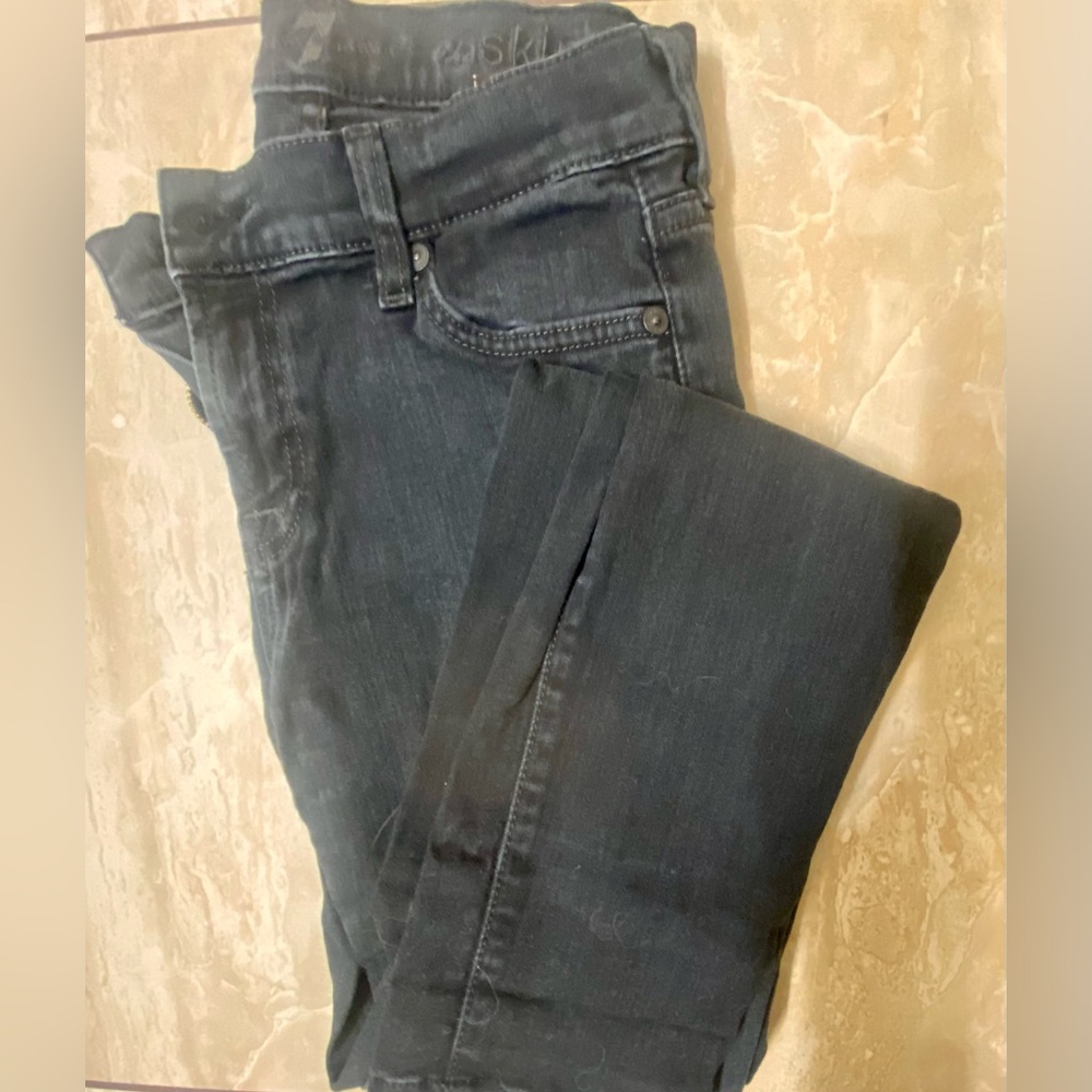 7 for All Mankind Black Jeans Sz 26